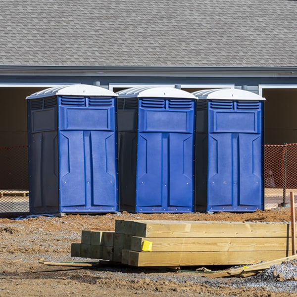 how do you ensure the portable restrooms are secure and safe from vandalism during an event in Big Bend WV